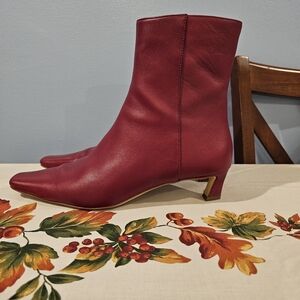 Michael Kors Red Ankle Boots